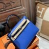DDMode Kelly Touch 25CM S4 Deep Blue Madame Leather / Shiny Crocodile PHW