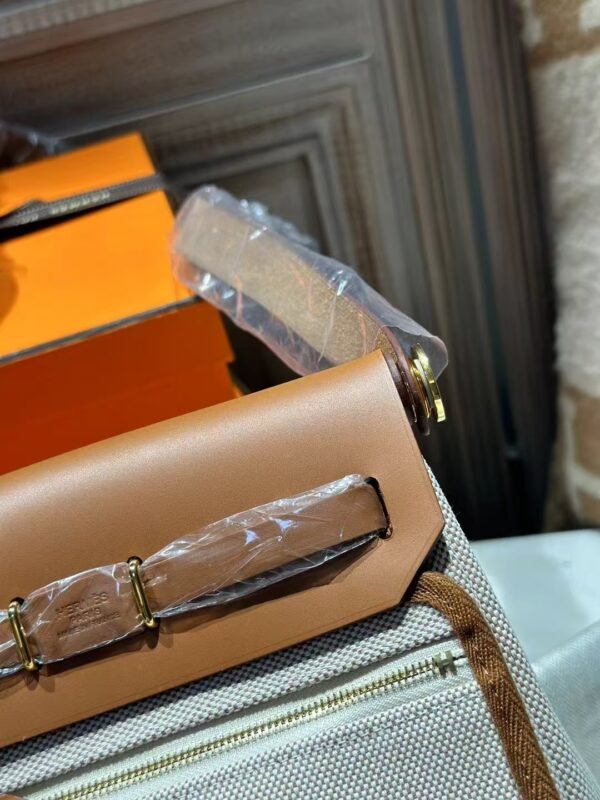 DDMode Mini Herbag 20CM 37 Gold Leather & Canvas GHW