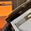 DDMode Mini Kelly 19CM Chevre Leather 80 Gris Pearl / 81 Gris Tourterelle Light GHW
