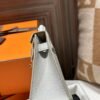 DDMode Mini Kelly 19CM Chevre Leather 80 Gris Pearl / 81 Gris Tourterelle Light GHW
