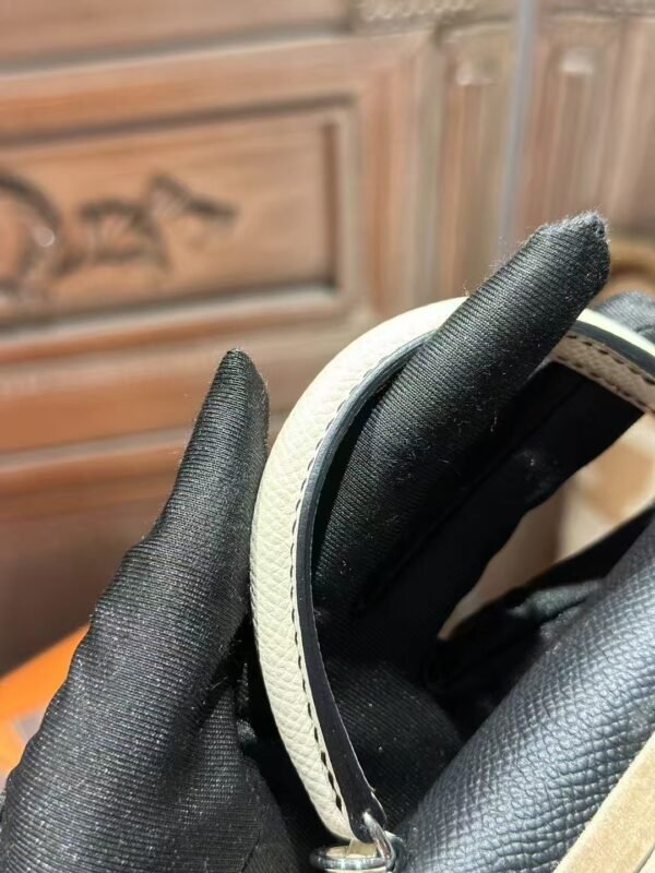 DDMode Mini Kelly 19CM Epsom CK89 Black / CK10 Craie PHW