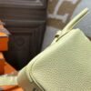 DDMode Mini Lindy 20CM TC Leather 1Z Jaune Poussin / I2 Nata PHW
