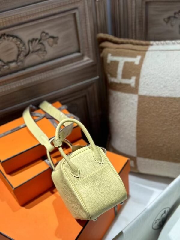 DDMode Mini Lindy 20CM TC Leather 1Z Jaune Poussin / I2 Nata PHW