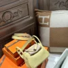DDMode Mini Lindy 20CM TC Leather 1Z Jaune Poussin / I2 Nata PHW