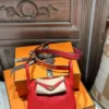 DDMode Mini Lindy 20CM TC Leather Q5 Rouge Casaque GHW