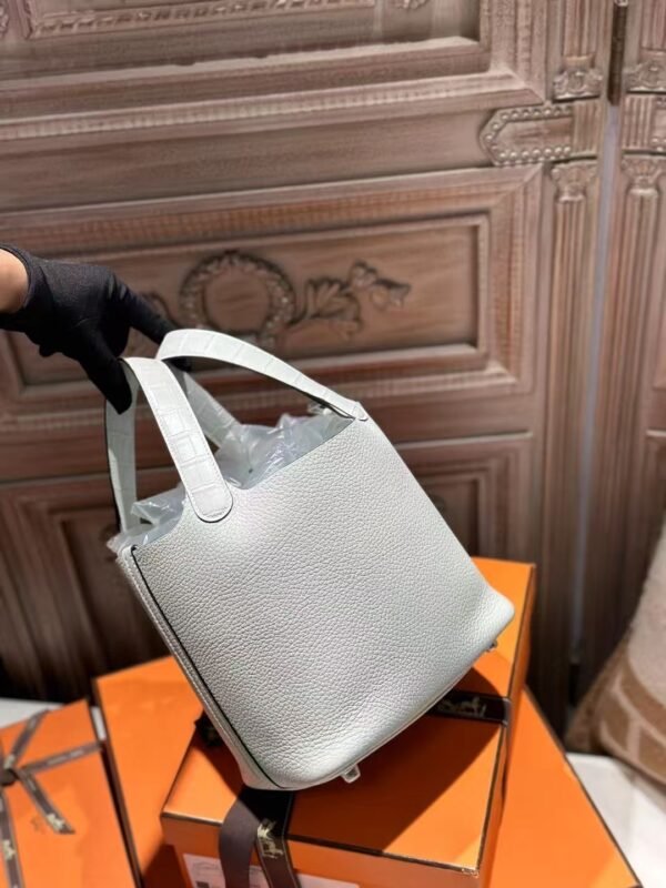 DDMode Picotin Touch 18CM 8L Beton TC / Crocodile Leather PHW