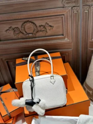 DDMode Plume Mini 20CM Chevre Leather I2 Nata GHW Hardware