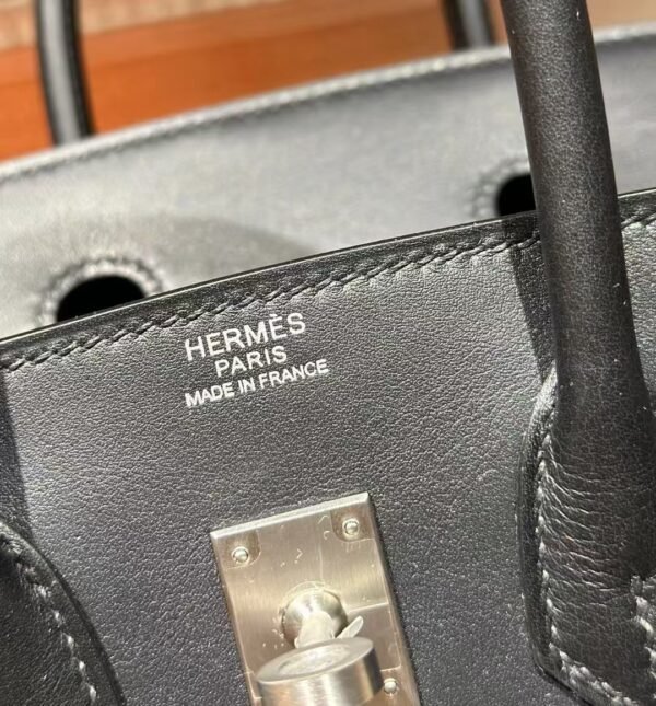 DDMode Swift Leather Birkin 25CM CK89 Black PHW