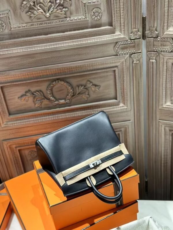 DDMode Swift Leather Birkin 25CM CK89 Black PHW