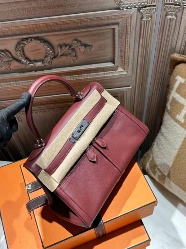DDMode Swift Leather Kelly Lakis 28CM CK55 Rouge H PHW