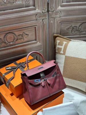 DDMode Swift Leather Kelly Lakis 28CM CK55 Rouge H PHW
