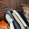 DDMode Swift Leather Kelly Pochette 22CM 89 Noir / I2 Nata PHW