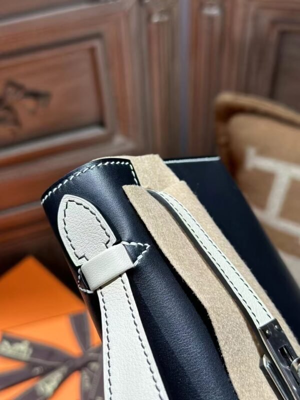 DDMode Swift Leather Kelly Pochette 22CM 89 Noir / I2 Nata PHW