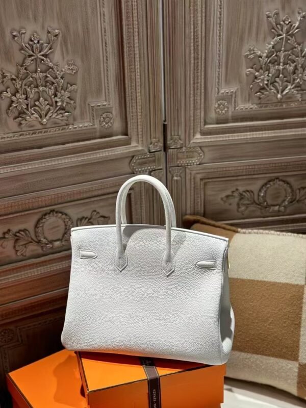 DDMode Women’s Bag Birkin 35CM 01 Blanc Togo Leather PHW