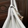 DDMode Women’s Bag Birkin 35CM 01 Blanc Togo Leather PHW