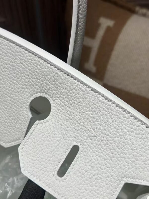 DDMode Women’s Bag Birkin 35CM 01 Blanc Togo Leather PHW