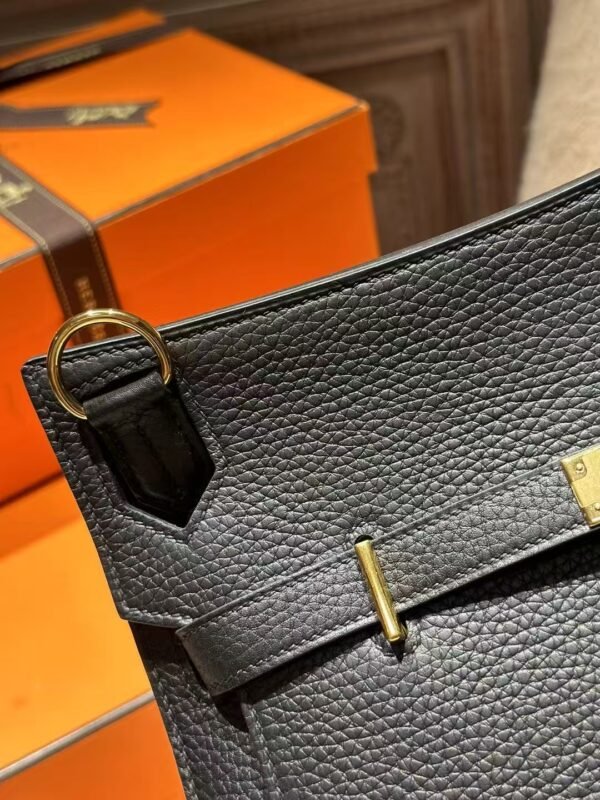 DDMode ypsiere 28CM Shoulder Bag TC Leahter CC89 Noir GHW
