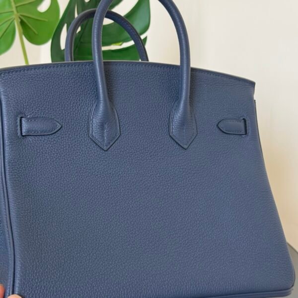 DDMode Birkin 25CM 73 Blue Saphir Togo Leather SHW Top Handmade