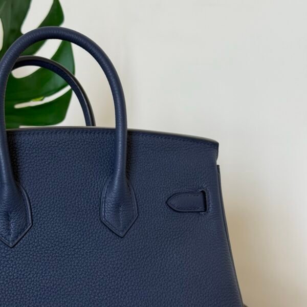 DDMode Birkin 25CM 73 Blue Saphir Togo Leather SHW Top Handmade