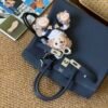 DDMode Birkin 25CM 73 Blue Saphir Togo Leather SHW Top Handmade