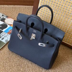 DDMode Birkin 25CM 78 Marine Togo Leather SHW Top Quality