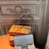 DDMode Constance 19CM Shiny Crocodile 0V Gris Ciment SHW