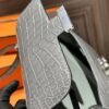 DDMode Constance 19CM Shiny Crocodile 0V Gris Ciment SHW