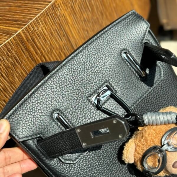 DDMode HAC A DOS BACKPACK Black (CK89) Togo Leather SHW
