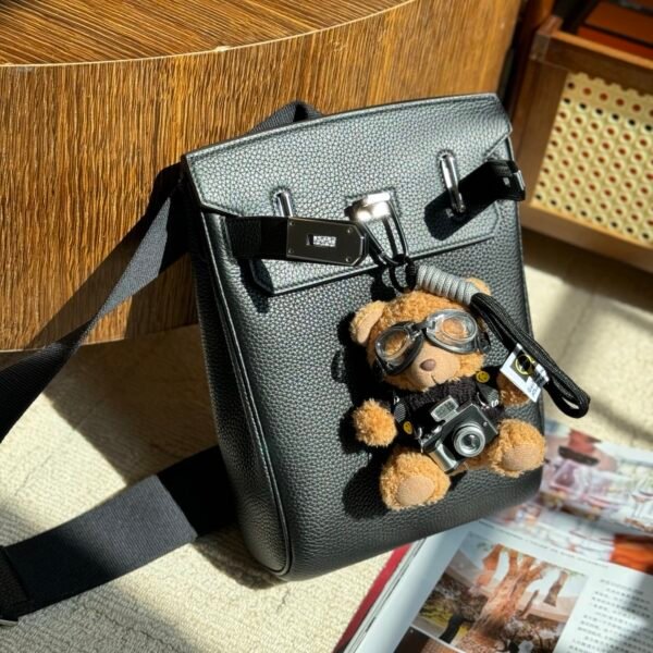 DDMode HAC A DOS BACKPACK Black (CK89) Togo Leather SHW