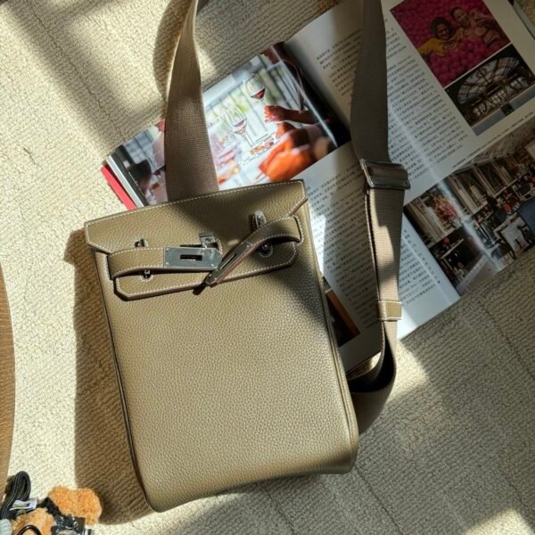 DDMode HAC A DOS BACKPACK Gri Elephant (8C) Togo Leather SHW