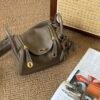 DDMode Lindy Mini CK18 Etoupe Swift Leather Crocodile Skin GHW
