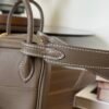 DDMode Lindy Mini CK18 Etoupe Swift Leather Crocodile Skin GHW