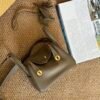 DDMode Lindy Mini CK18 Etoupe Swift Leather Crocodile Skin GHW