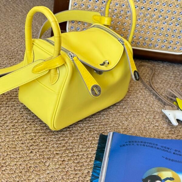 DDMode Lindy Touch 20CM 9N Citron Swift Leather Crocodile Leather SHW