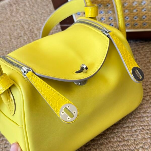 DDMode Lindy Touch 20CM 9N Citron Swift Leather Crocodile Leather SHW