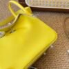 DDMode Lindy Touch 20CM 9N Citron Swift Leather Crocodile Leather SHW