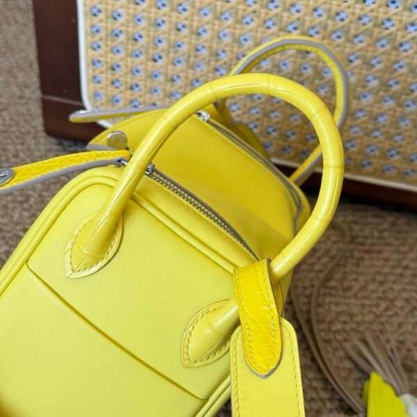 DDMode Lindy Touch 20CM 9N Citron Swift Leather Crocodile Leather SHW