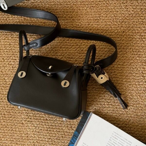DDMode Lindy Touch Mini 89 Black Swift Leather Crocodile Leather SHW