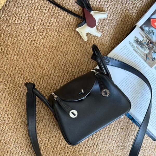 DDMode Lindy Touch Mini 89 Black Swift Leather Crocodile Leather SHW