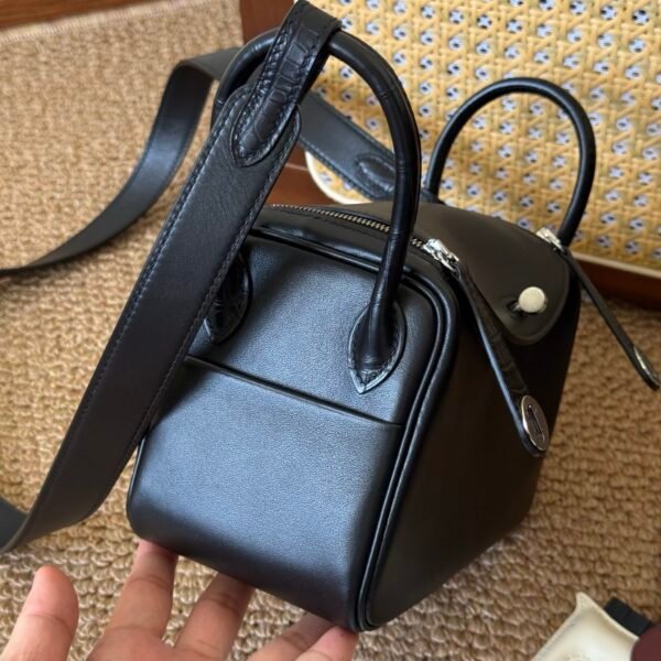 DDMode Lindy Touch Mini 89 Black Swift Leather Crocodile Leather SHW