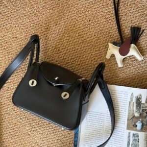 DDMode Lindy Touch Mini 89 Black Swift Leather Crocodile Leather SHW