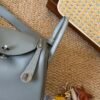 DDMode Mini Lindy Touch 20CM 0L Gris Meyer Swift Leather Crocodile Leather SHW