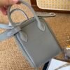 DDMode Mini Lindy Touch 20CM 0L Gris Meyer Swift Leather Crocodile Leather SHW