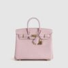 DDMode Birkin 25CM Chevre Leather 3Q Rose Sakura GHW 01 DDMode Birkin 25CM Chevre Leather 3Q Rose Sakura GHW