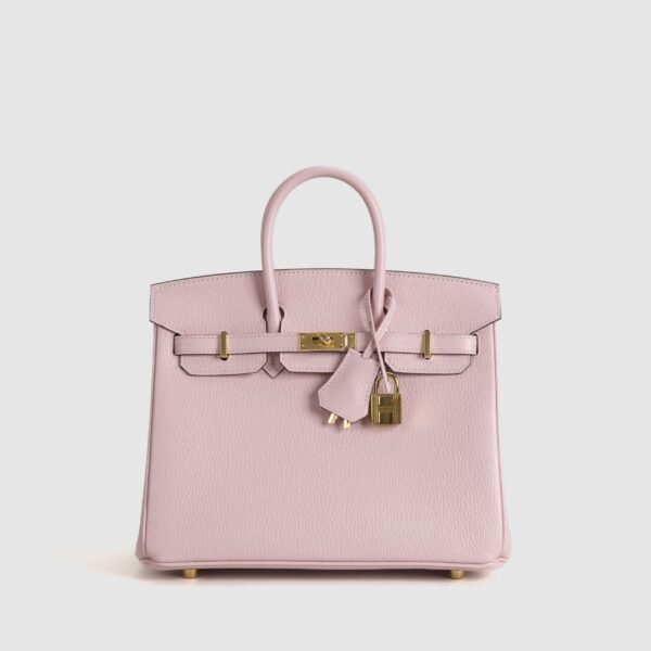 DDMode Birkin 25CM Chevre Leather 3Q Rose Sakura GHW 01 DDMode Birkin 25CM Chevre Leather 3Q Rose Sakura GHW