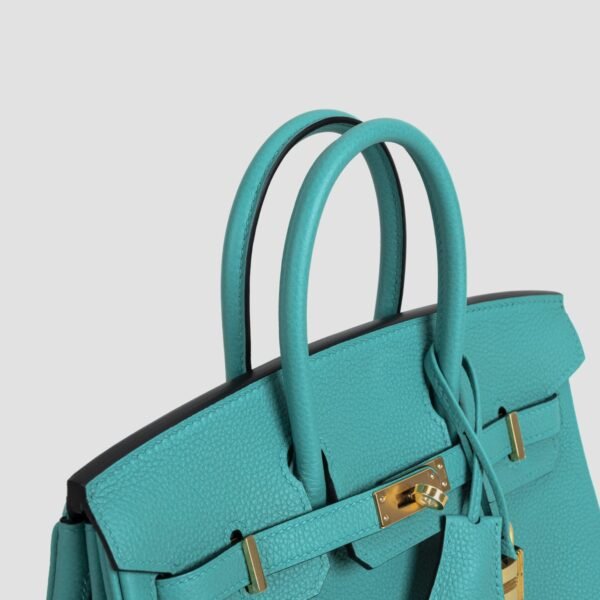 DDMode Birkin 25CM Togo Leather 7F Blue Paon GHW