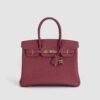 DDMode Birkin 30CM Togo Leather Q5 Rouge Casaque GHW