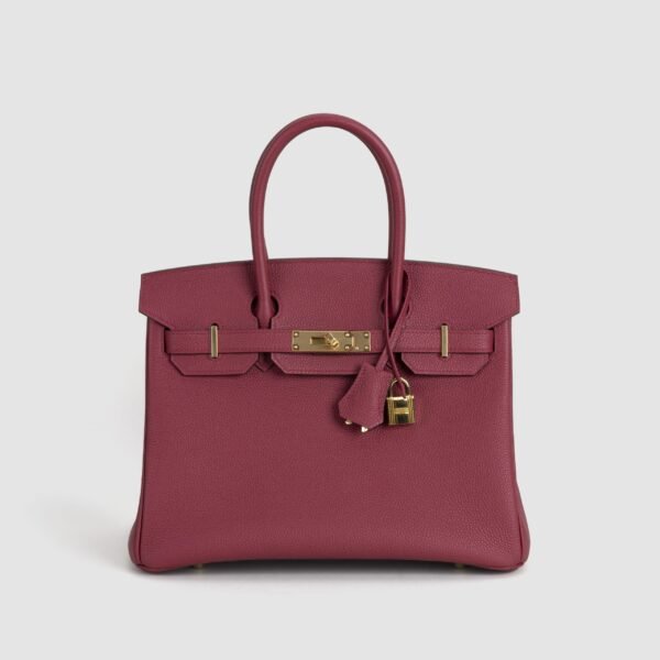 DDMode Birkin 30CM Togo Leather Q5 Rouge Casaque GHW