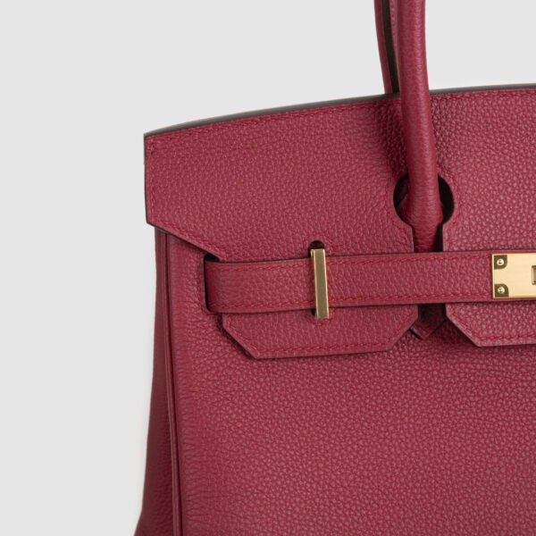 DDMode Birkin 30CM Togo Leather Q5 Rouge Casaque GHW