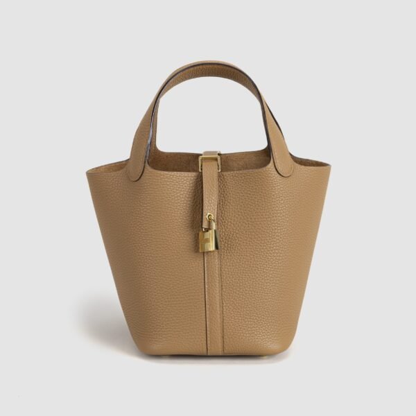 DDMode Clemence Leather Picotin 18CM 0M Chai GHW